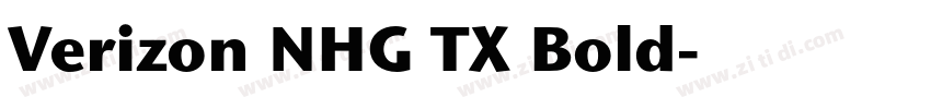 Verizon NHG TX Bold字体转换